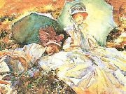 John Singer Sargent Green Parasol oil on canvas